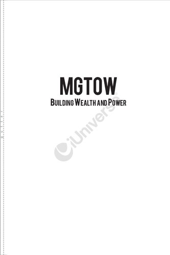 Mgtow Building Wealth And Power For Single Men Only Tim Patten