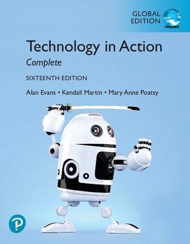 Technology In Action Complete Global Edition 16th Edition Alan Evans