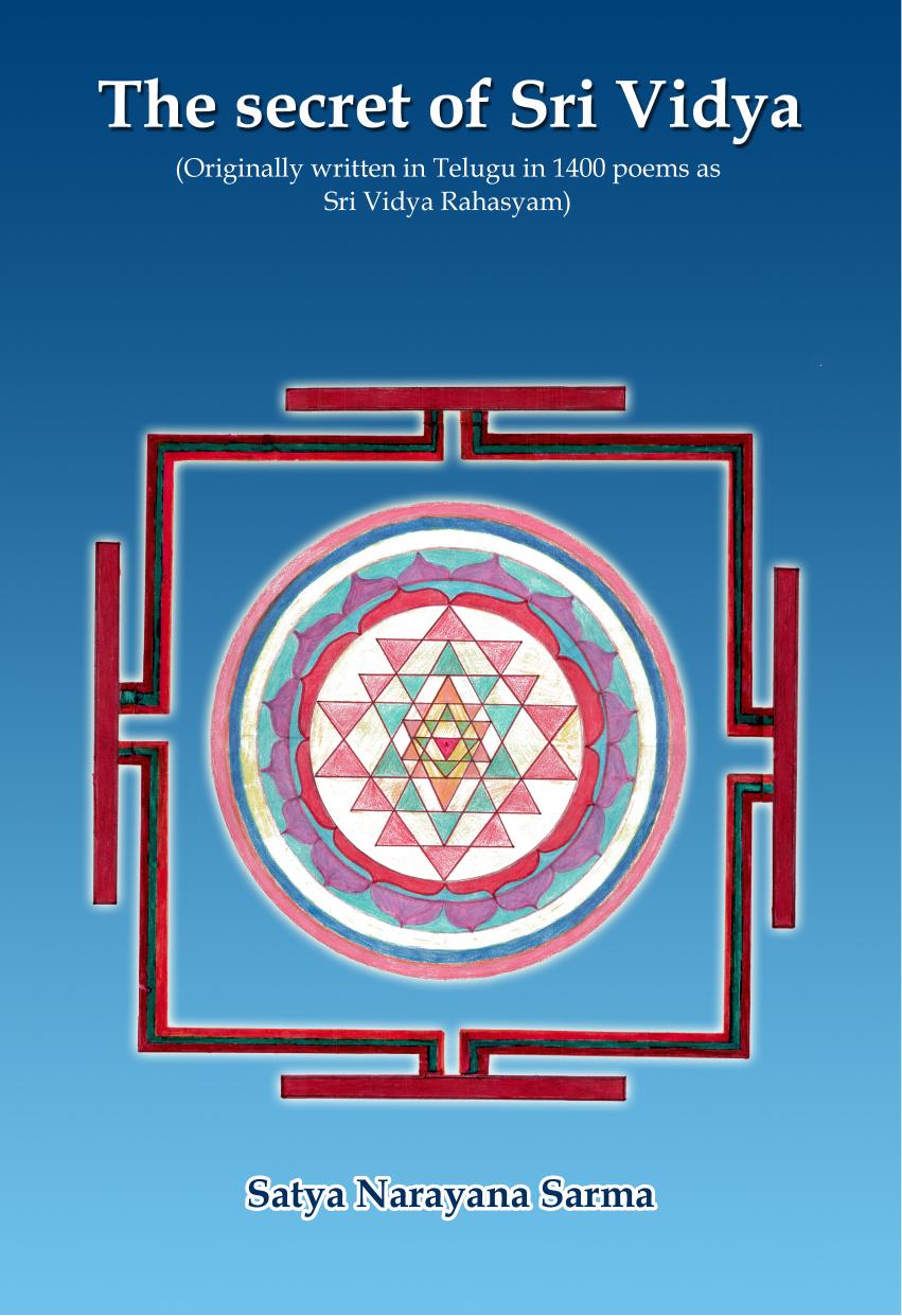 The Secret Of Sri Vidya R Satya Narayana Sarma