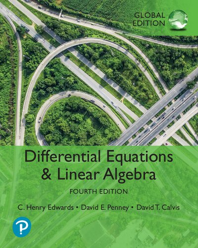 Differential Equations And Linear Algebra Global Edition 4th Edition C Edwards