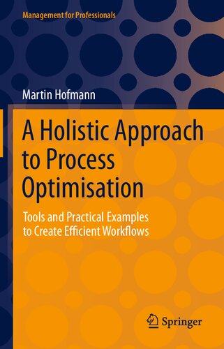 A Holistic Approach To Process Optimisation Tools And Practical Examples To Create Efficient Workflows 1st Edition Martin Hofmann