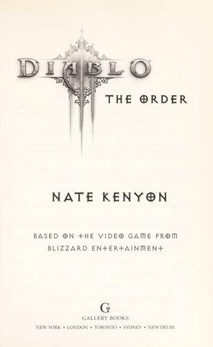 Diablo Iii The Order Nate Kenyon
