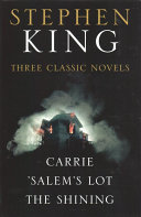 Stephen King Three Classic Novels Box Set Carrie Salems Lot The Shining Stephen King