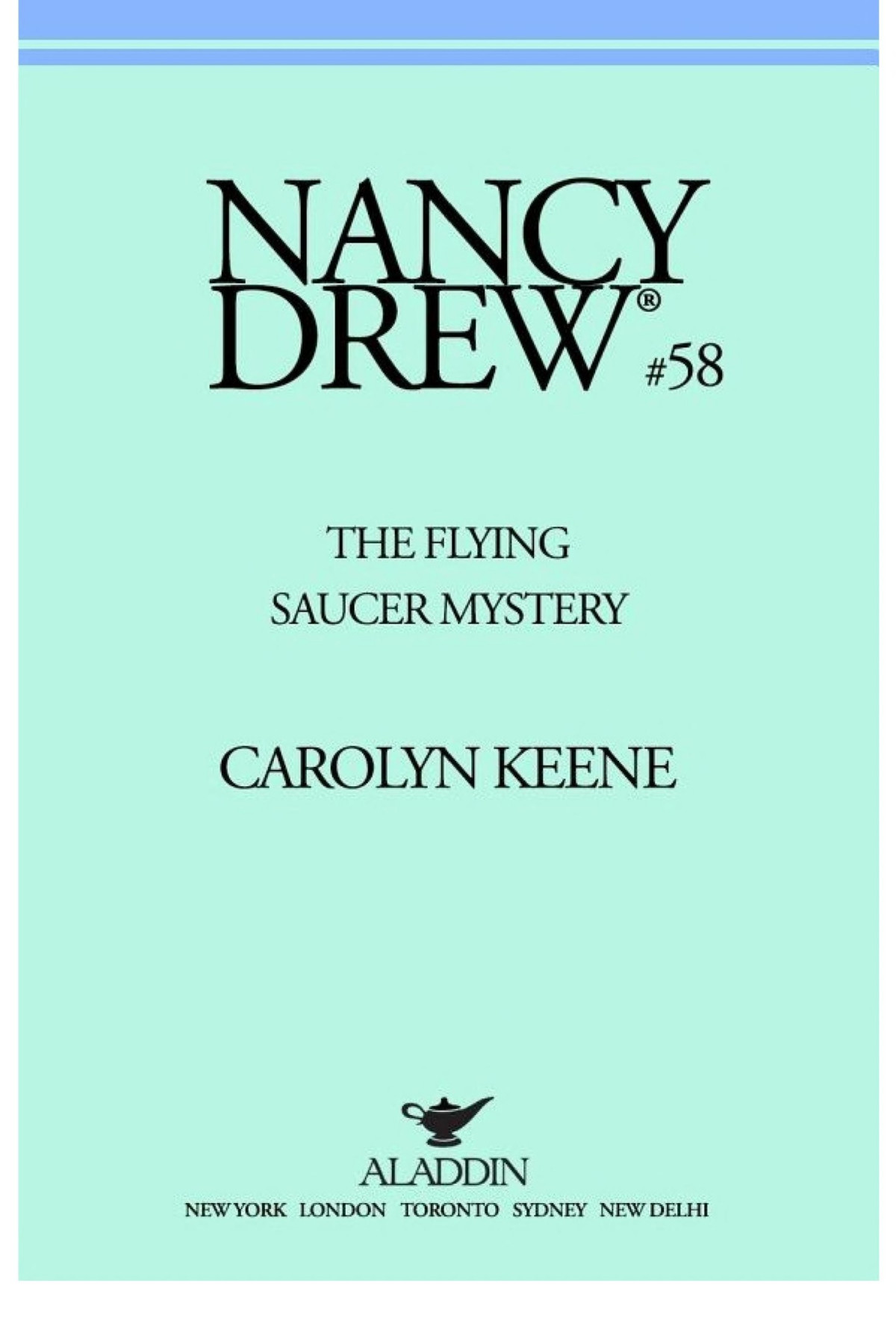 The Flying Saucer Mystery Carolyn Keene