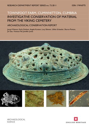 Townfoot Farm Cumwhitton Cumbria Investigative Conservation Of Material From The Viking Cemetery Archaeological Conservation Report Jacqui Watson