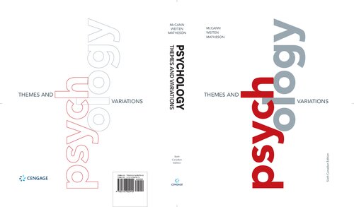 Psychology Themes And Variations 6th Canadian Edition Doug Mccann