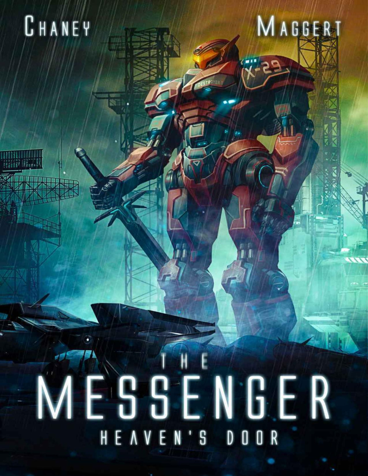 Heavens Door A Mecha Scifi Epic The Messenger Book 8 Jn Chaney Terry Maggert