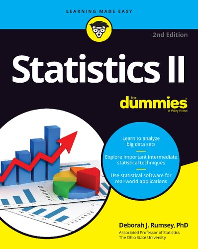 Statistics Ii For Dummies 2nd Edition Deborah J Rumsey