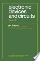 Electronic Devices And Circuits In Three Volumes 2nd Edition G J Pridham