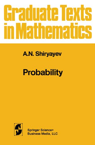 Probability An Shiryaev