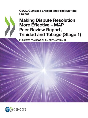 Making Dispute Resolution More Effective Map Peer Review Report Trinidad And Tobago Stage 1 Inclusive Framework On Beps Action 14 Oecd