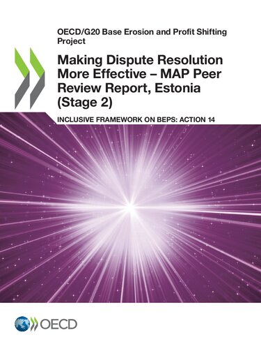 Making Dispute Resolution More Effective Map Peer Review Report Estonia Stage 2 Oecd