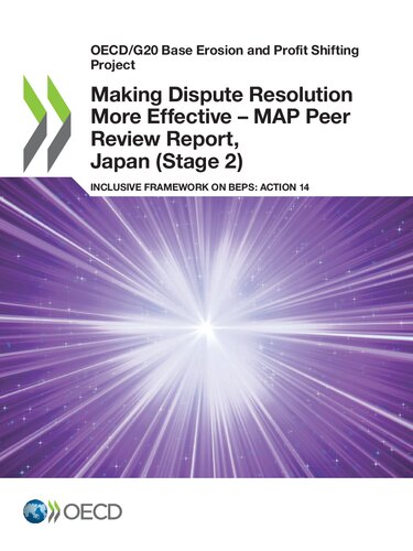 Making Dispute Resolution More Effective Map Peer Review Report Japan Stage 2 Inclusive Framework On Beps Action 14 Oecd