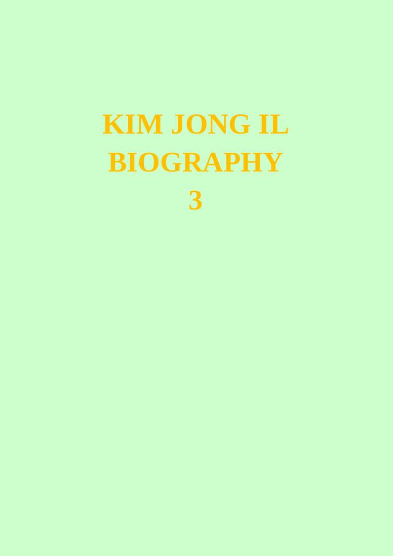 Kim Jong Il Biography 3 Kim Jong Sun