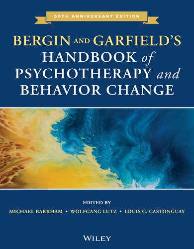 Bergin And Garfields Handbook Of Psychotherapy And Behavior Change 7th Edition Michael Barkham