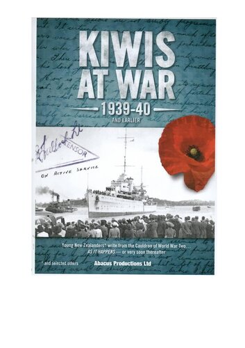 Kiwis At War 193940 Earlier Part One Navy Merchant Marine Revised Edition Abacus Production Ltd