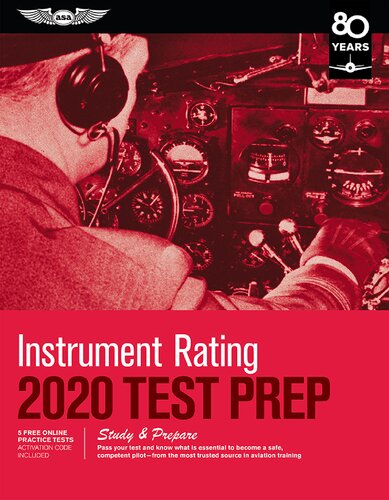 Instrument Rating Test Prep 2020 Study Prepare Asa Test Prep Board