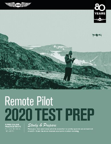 Remote Pilot Test Prep 2020 Study Prepare Supplement Asa Test Prep Board