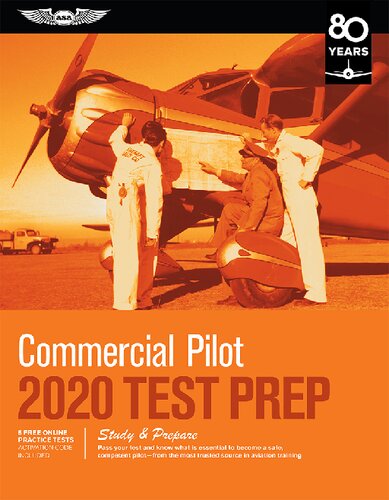 Commercial Pilot Test Prep 2020 Study Prepare Supplement Asa Test Prep Board
