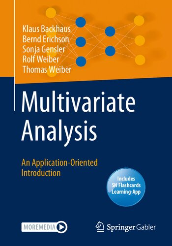 Multivariate Analysis An Application Oriented Introduction Klaus Backhaus