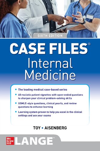 Case Files Internal Medicine 6th Eugene C Toy Gabriel M Aisenberg