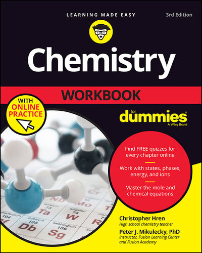 Chemistry Workbook For Dummies With Online Practice Chris Hren Peter J Mikulecky