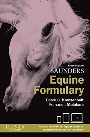 Saunders Equine Formulary 2nd Edition Derek C Knottenbelt Fernando Malalana