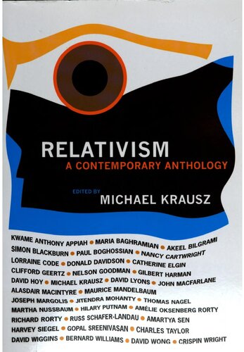 Relativism A Contemporary Anthology Michael Krausz Editor
