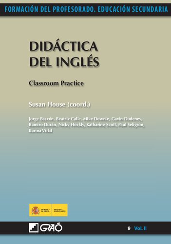 Didctica Del Ingls Classroom Practice 1st Edition Jorge Bascn Canales