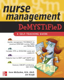 Nurse Management Demystified 1st Edition Mceachen Irene Keogh