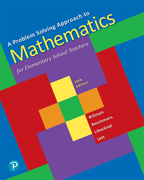 Mylab Math 20 For A Problem Solving Approach To Mathematics For Elementary School Teachers 13e Rick Billstein Shlomo Libeskind Johnny Lott Barbara Boschmans Billstein
