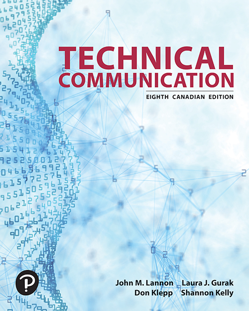 Technical Communication 8th Edition John M Lannon Laura J Gurak Don Klepp Shannon Kelly