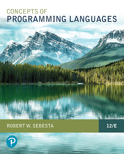 Concepts Of Programming Languages 12e Robert W Sebesta Sebesta