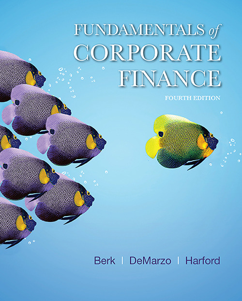 Fundamentals Of Corporate Finance Fourth Edition 4th Jonathan Berk