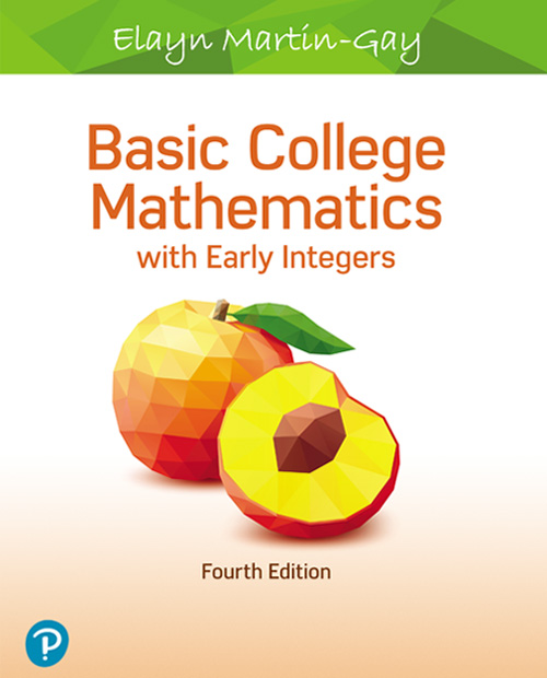 Mylab Math 20 For Basic College Math With Early Integers 4e Elayn Martingay Martingay