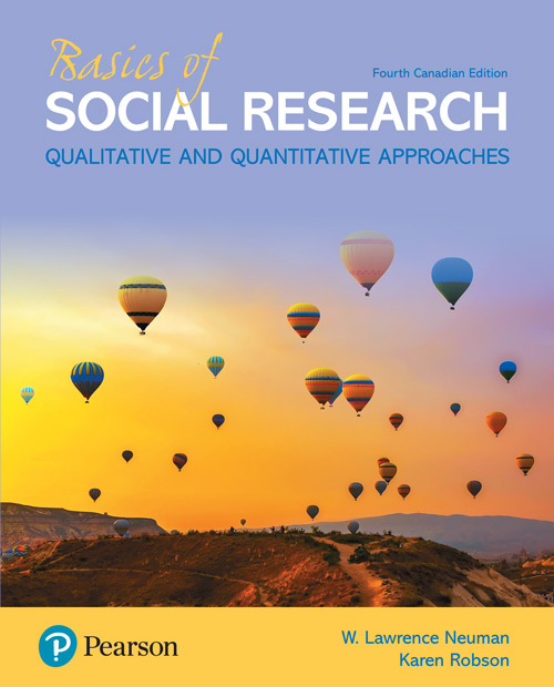 Basics Of Social Research Fourth Canadian Edition 4e W Lawrence Neuman Karen Robson Neuman