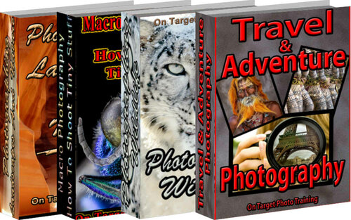 Specialty Photography Series 4 Volume Bundle On Target Photo Training Book 41 Dan Eitreim