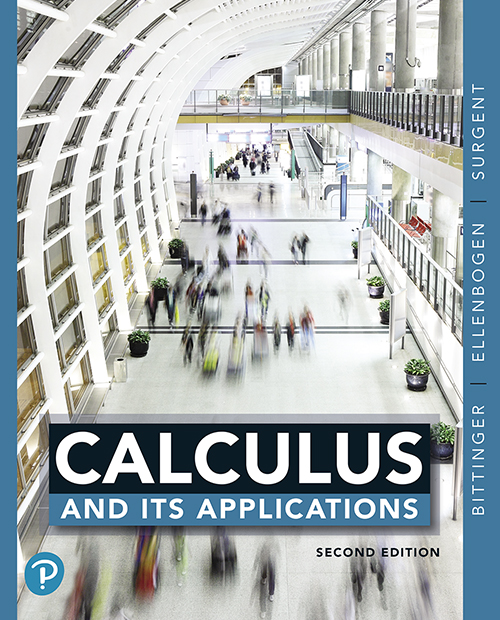 Upgrade 20 For Calculus And Its Applications 2e Marvin L Bittinger David J Ellenbogen Scott A Surgent Gene Kramer Bittinger