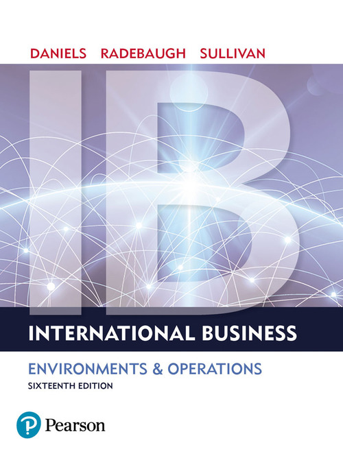 International Business Environments And Operations John Daniels