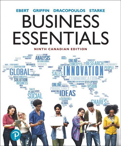 Business Essentials Ninth Canadian Edition 9e Ebert Ronald J
