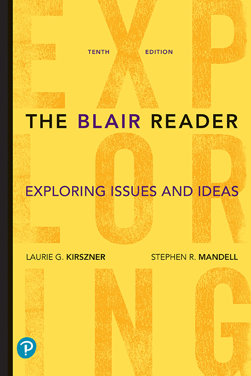 The Blair Reader 10e Laurie G Kirszner Stephen R Mandell Kirszner