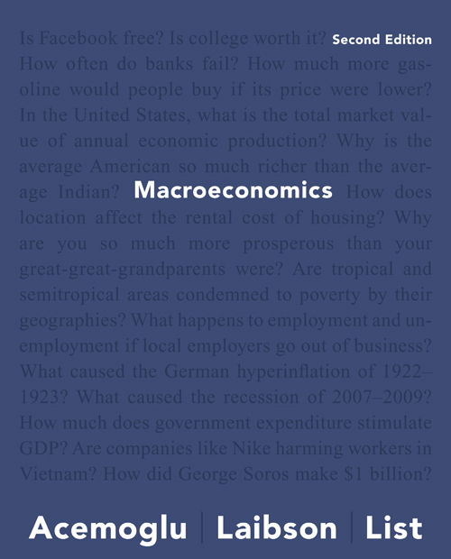Myeconlab For Macroeconomics 2e Daron Acemoglu David Laibson John List Acemoglu