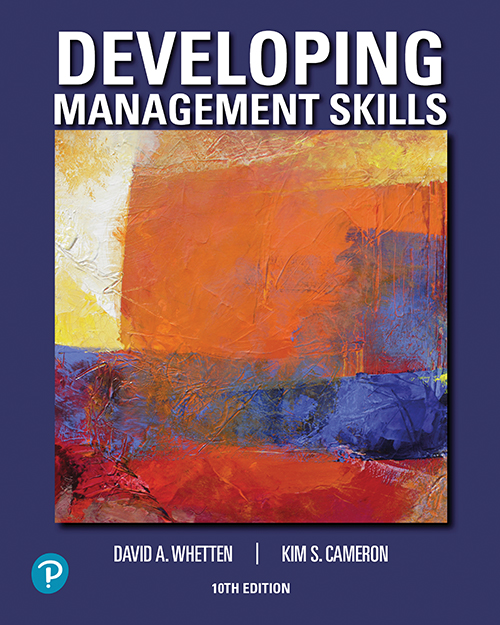 Whetten Developing Management Skills 10th Edition 10th David A Whetten Kim S Cameron Whetten