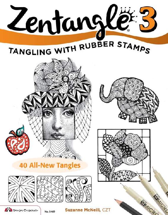 Zentangle 3 Expanded Workbook Edition Tangling With Rubber Stamps Suzanne Mcneill Mcneill