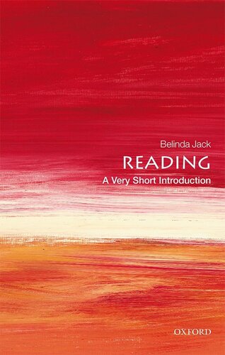 Reading A Very Short Introduction Belinda Jack