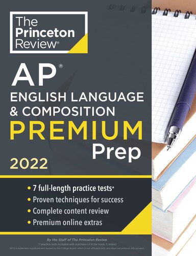 Princeton Review Ap English Language Composition Premium Prep 2022 The Princeton Review