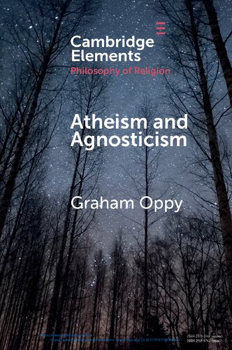 Atheism And Agnosticism Graham Oppy