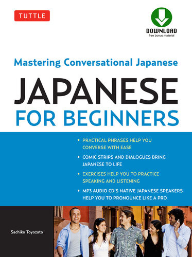 Tuttle Japanese For Beginners Mastering Conversational Japanese Downloadable Audio Included Paperback With Disc Sachiko Toyozato