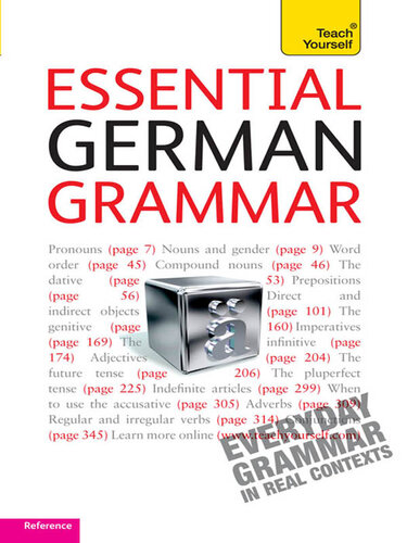 Essential German Grammar Teach Yourself Digital Original Jenny Russ