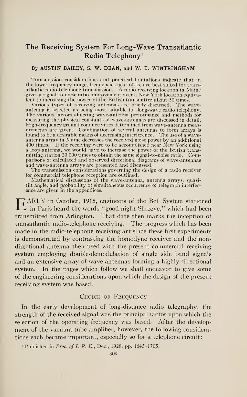 The Bell System Technical Journal American Telephone And Telegraph Company